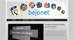 Desktop Screenshot of be-jo.net